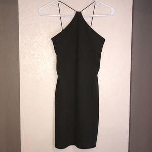 Women’s military green elastic strap dress